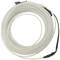 Electroluminescent Cable 3.2mm transparent-white 5m coiled cable with battery