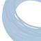 Electroluminescent Cable 3.2mm transparent-white 5m coiled cable with battery