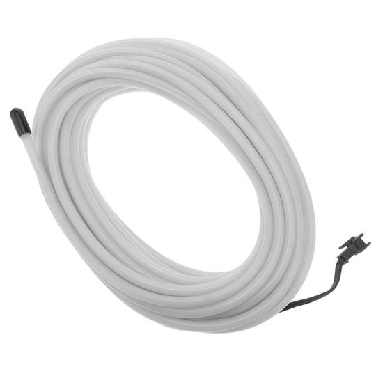 Eletroluminescente 5 milímetros 5m cabo-azul cabo enrolado com bateria