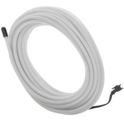 Eletroluminescente 5 milímetros cabo 5m transparente branco cabo enrolado com bateria