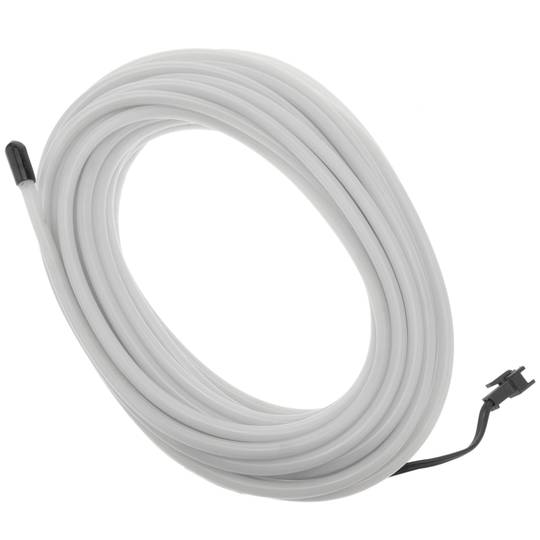 5mm white electroluminescent wire coil 5m cable with battery