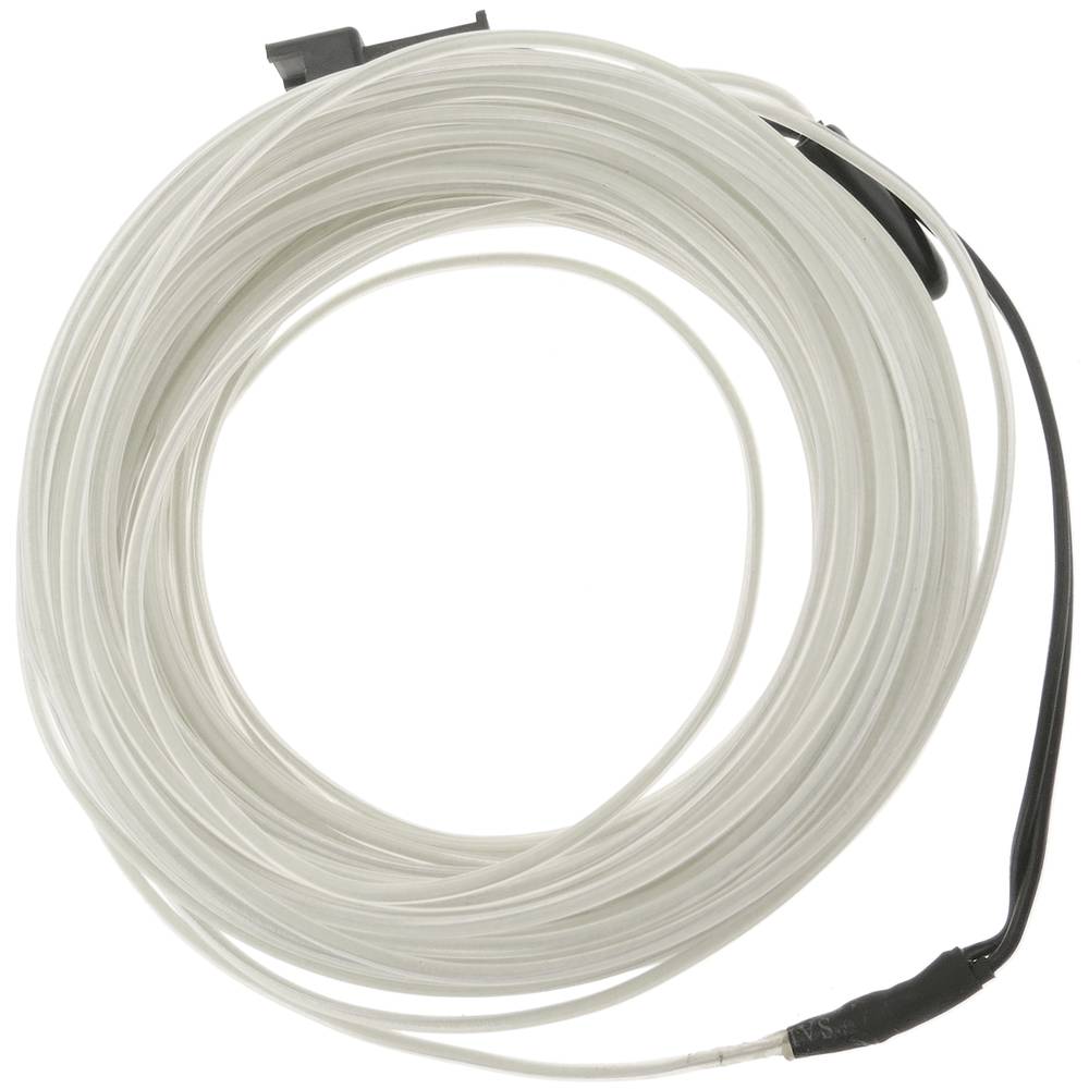 Câble bobine de 10m de câble de 1,3 mm transparente électro-blanc connecté à 220VAC