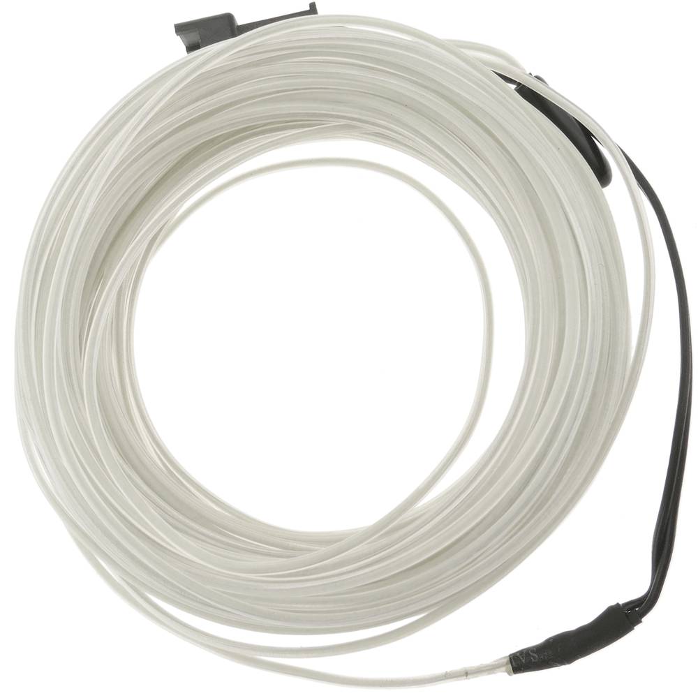 Cavo trasparente 5 millimetri 10m bobina cavo elettro-bianco collegato a 220VAC