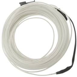 Cable transparent electro-white 5mm 10m cable coil connected to 220VAC