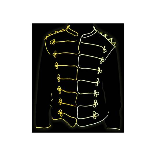 Weiß-blau elektrolumineszierende Kabel 2,3 mm Spule 25m