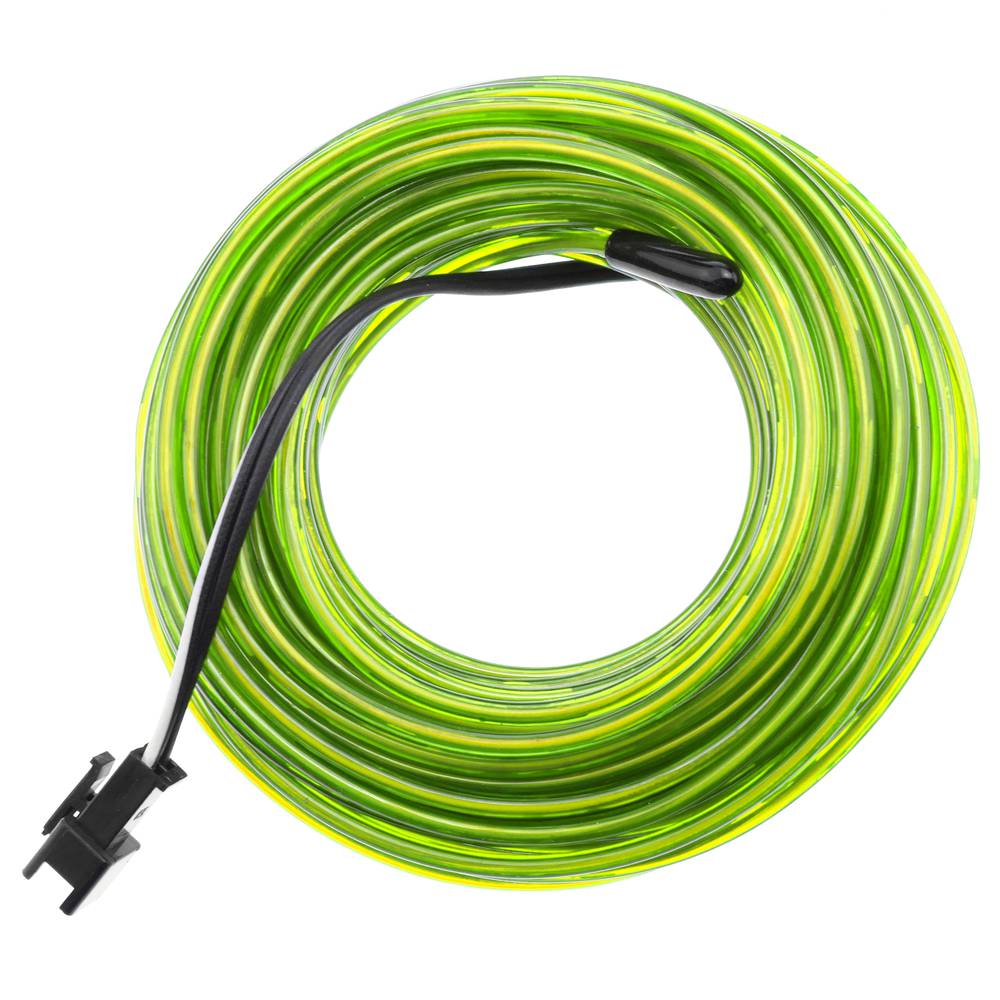 2,3 mm miękki zielony kabel elektroluminescencyjny w cewce 25 m