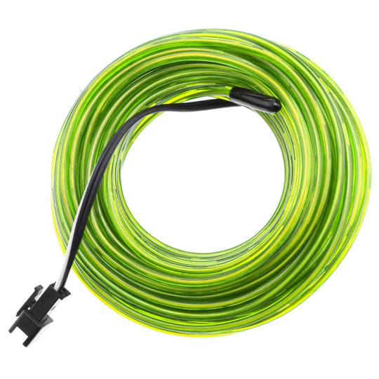 2,3 mm miękki zielony kabel elektroluminescencyjny w cewce 25 m