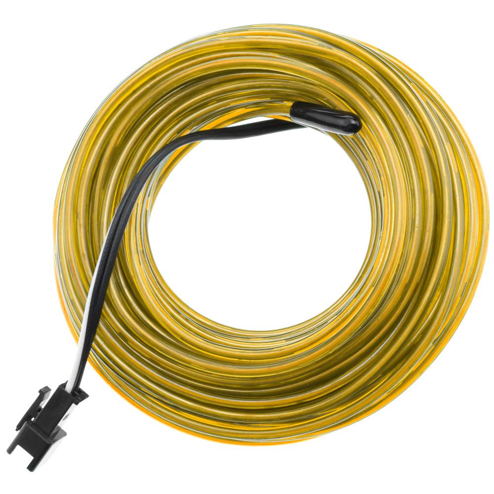 Fil électroluminescent 2.3mm bobine 25m d'or