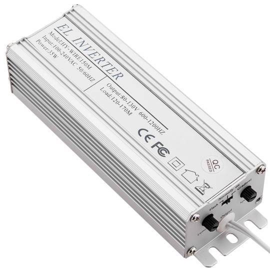 Inversor de cable electroluminescent per 150m a 220VAC amb efectes