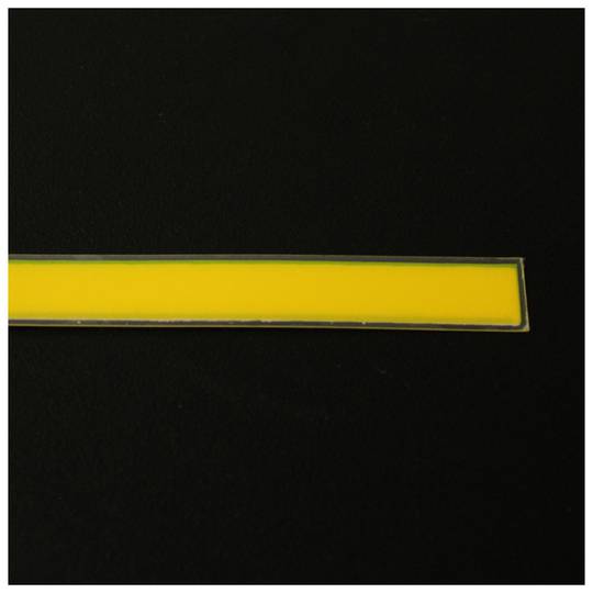 Painel eletroluminescente 1000x10 mm amarelo EL