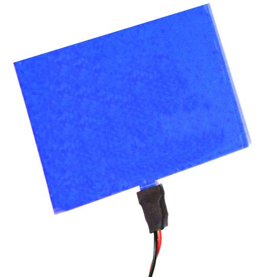 EL 100x100 mm blauw elektroluminescerend paneel