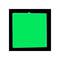 Pannello elettroluminescente 100x100 mm verde EL