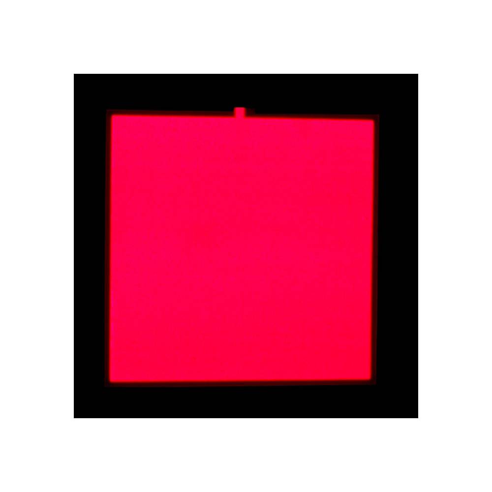 Pannello elettroluminescente 100x100 mm rosso EL