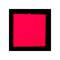 Pannello elettroluminescente 100x100 mm rosso EL