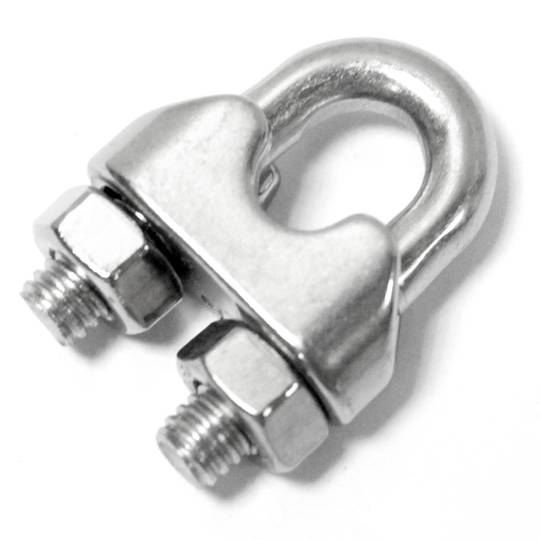 Stainless steel cable clip 4.0 mm