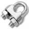 Stainless steel cable clip 6.0 mm