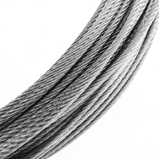 Cable de acero inoxidable 7x19 de 1,5 mm en bobina de 25 m