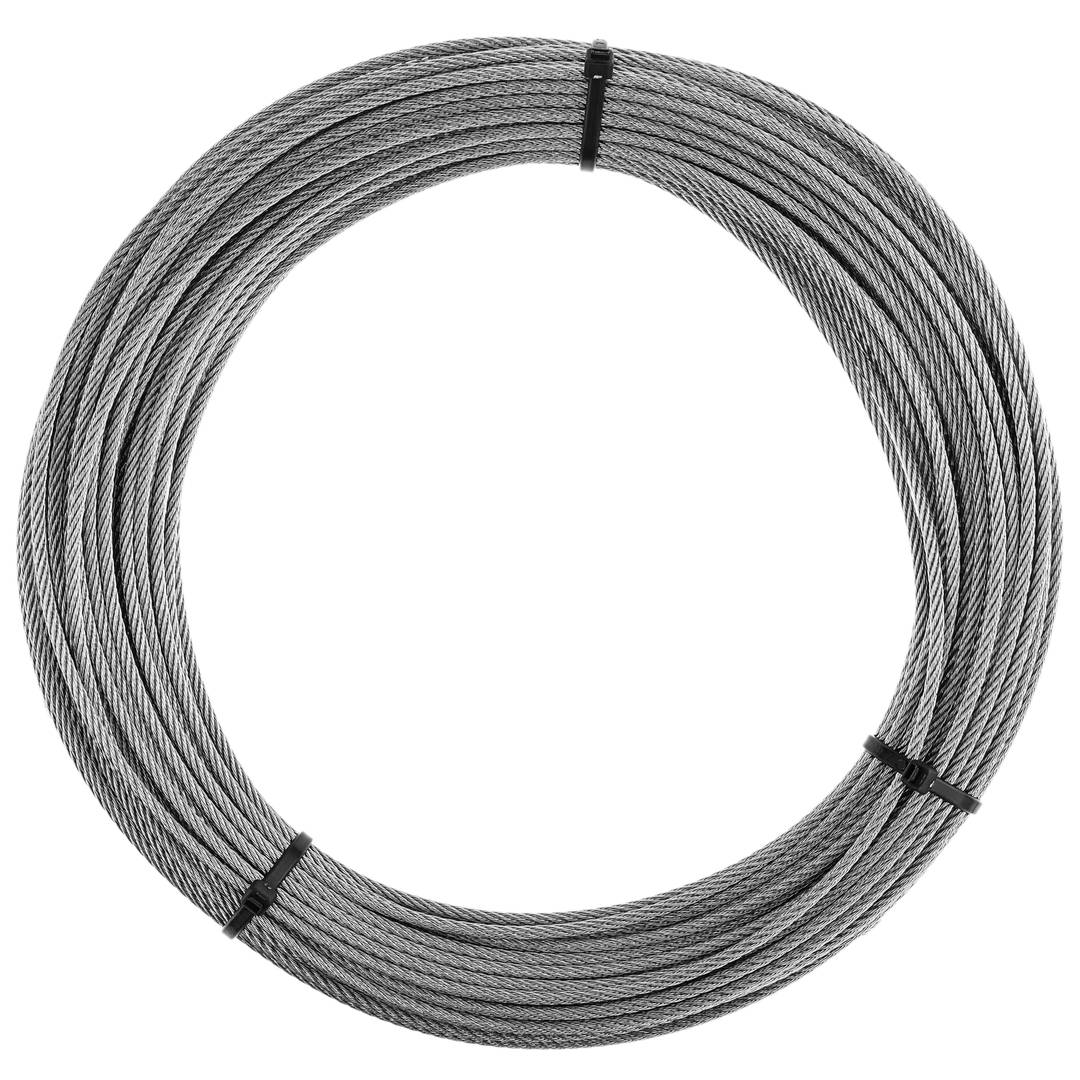 BeMatik Cable de Acero Inoxidable de 3,0 mm en Bobina de 100 m 