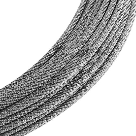 Cabo de aço inoxidável 7x19 de 3,0 mm. Bobina de 25 m