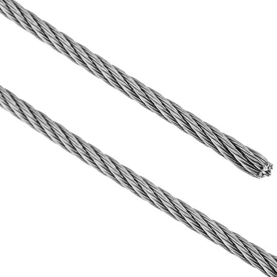 Cable d'acer inoxidable 7x19 de 3,0 mm en bobina de 50 m