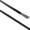 Cable d'acer inoxidable 7x7 de 1,5 mm. Bobina de 25 m. Recobert de PVC negre