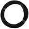 Cabo de aço inoxidável 7x7 de 2 mm. Bobina de 100 m. Revestido a PVC preto