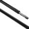 Cable de acero inoxidable 7x7 de 6 mm. Bobina de 10 m. Recubierto de PVC negro