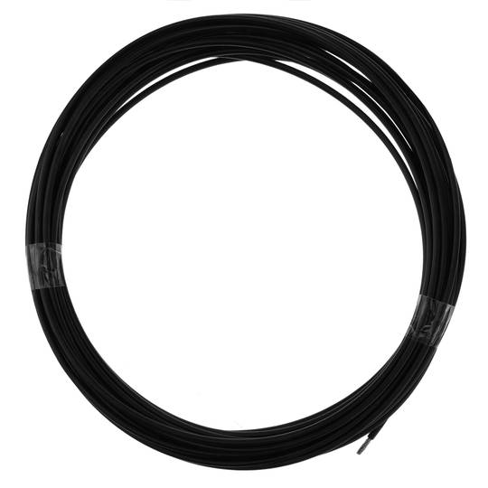 Stainless steel cable 7x7 3 mm. Reel of 100 m lenght. Black PVC coated