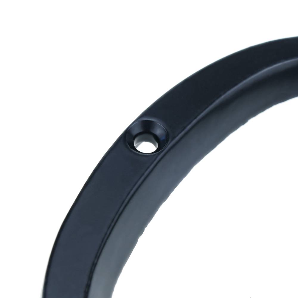 Nummer 0 in schwarz Metall 95mm mit Schrauben für die Beschilderung