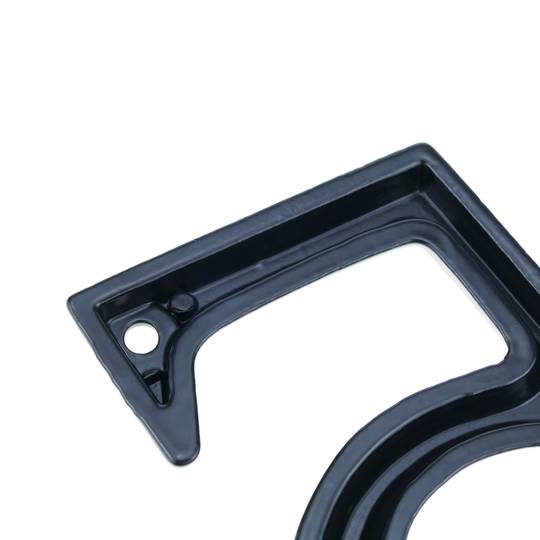 Número 5 em metal preto 95mm com parafusos para a rotulagem