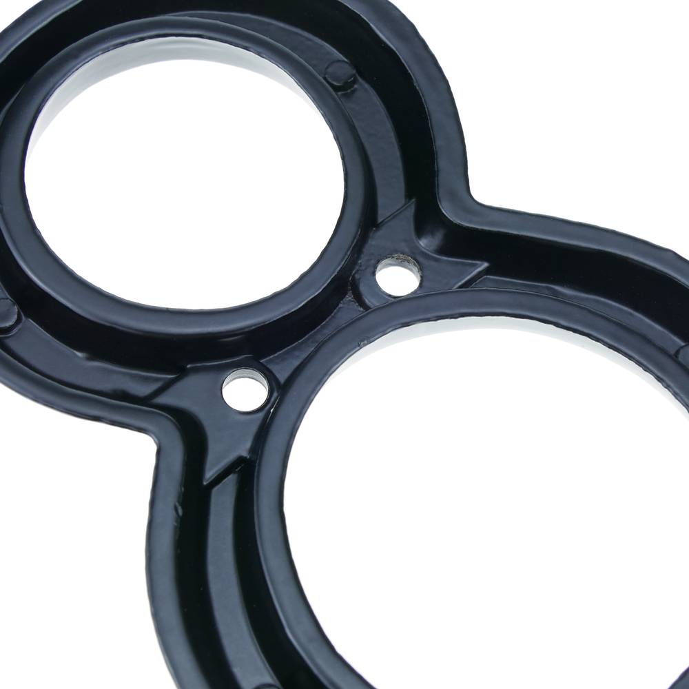 Nombre 8 en metall negre de 95mm amb cargols per a retolació