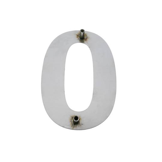Number 0 150 mm stainless steel marking