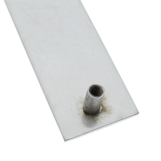 Die Nummer 1 in Edelstahl 150 mm Kennzeichnung