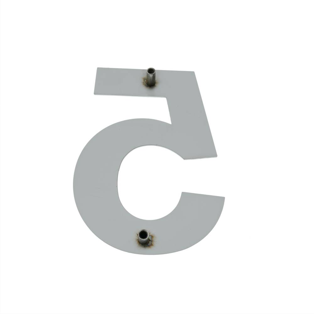 No. 5 150 millimetri in acciaio inox marcatura