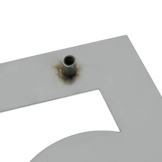 No. 5 150 millimetri in acciaio inox marcatura
