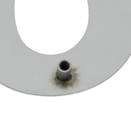 Numer 6 ze stali nierdzewnej 150 mm na napis