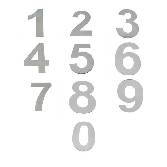 Number 7 150 mm stainless steel marking