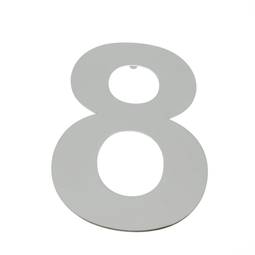 No. 8 marcação 150 milímetros de aço inoxidável