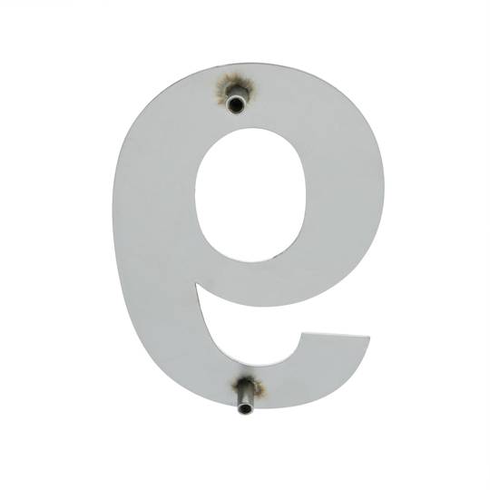 Numer 9 ze stali nierdzewnej 150 mm na napis