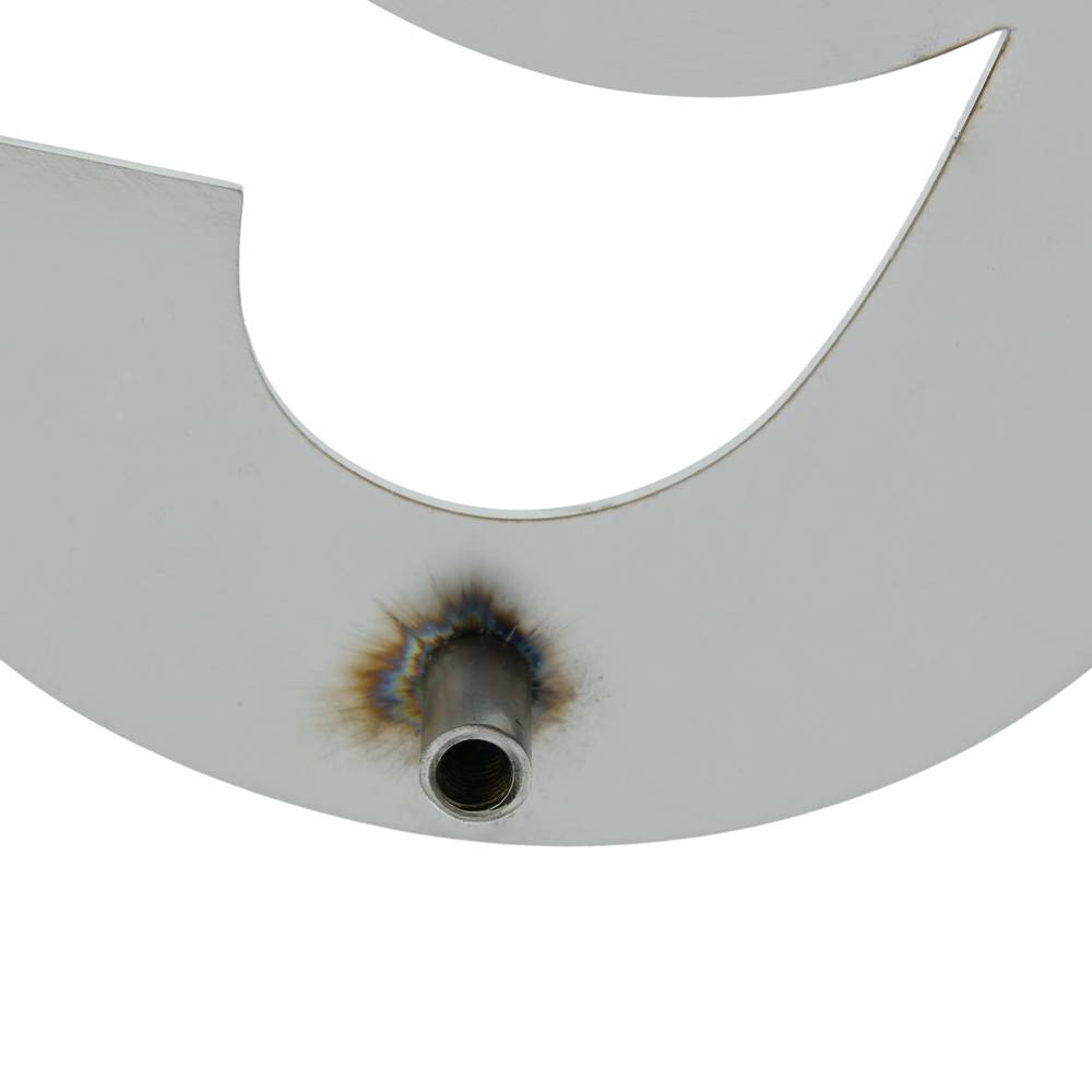 Numer 9 ze stali nierdzewnej 150 mm na napis