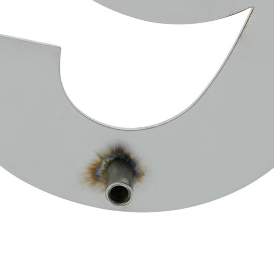 Numer 9 ze stali nierdzewnej 150 mm na napis