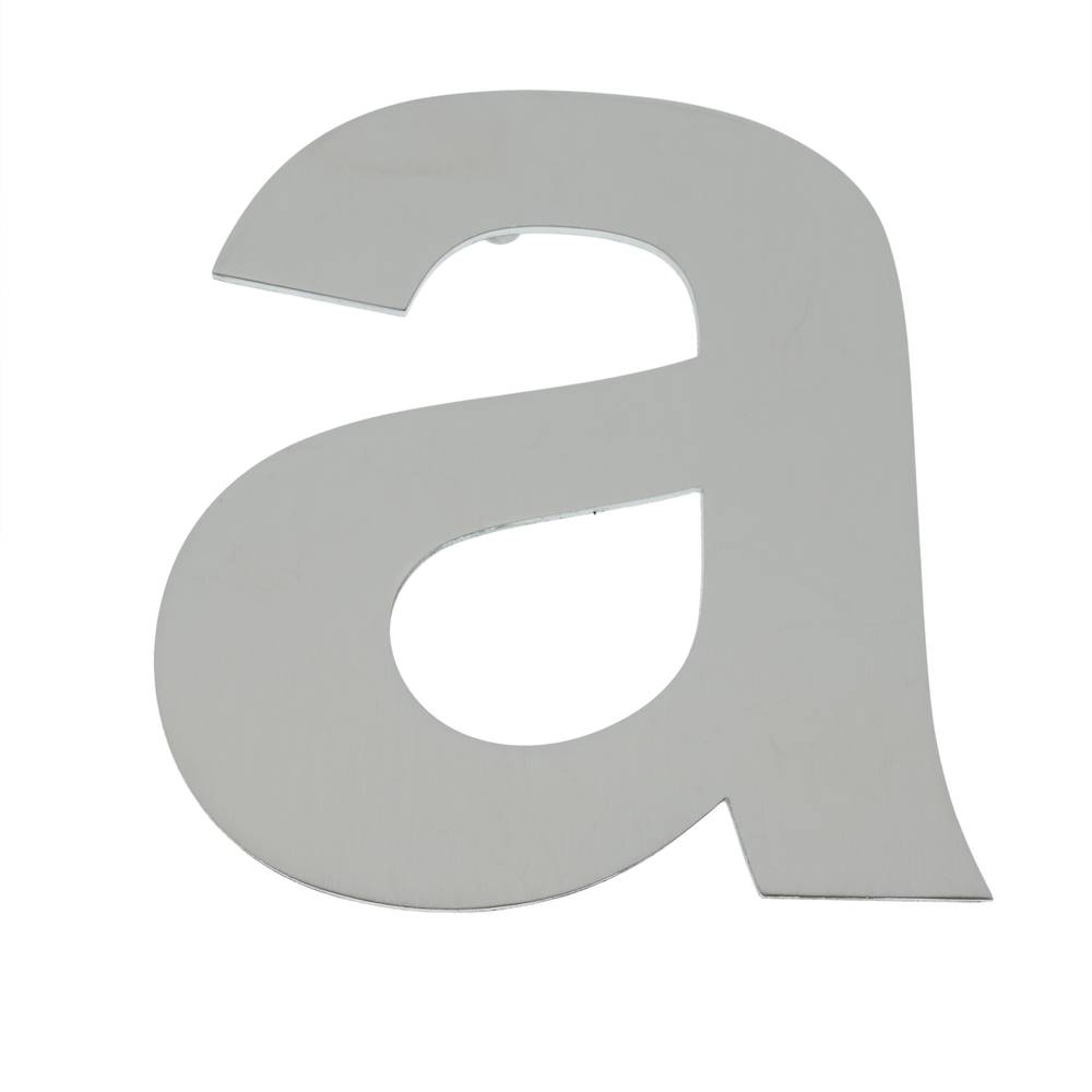Lletra A d'acer inoxidable de 150 mm per a retolació