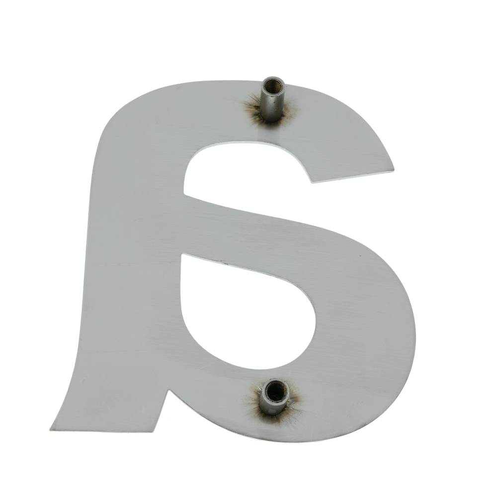 Lletra A d'acer inoxidable de 150 mm per a retolació