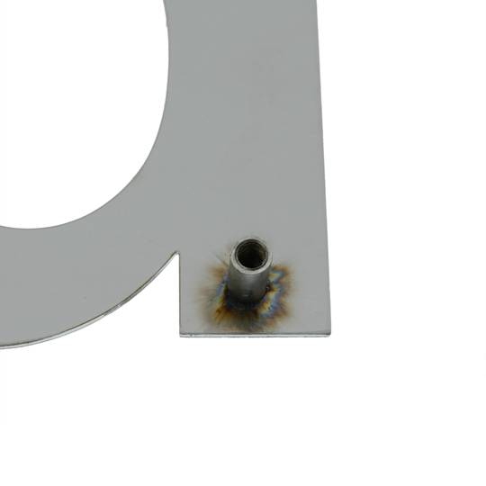 Lettre B 150 mm de marquage en acier inoxydable
