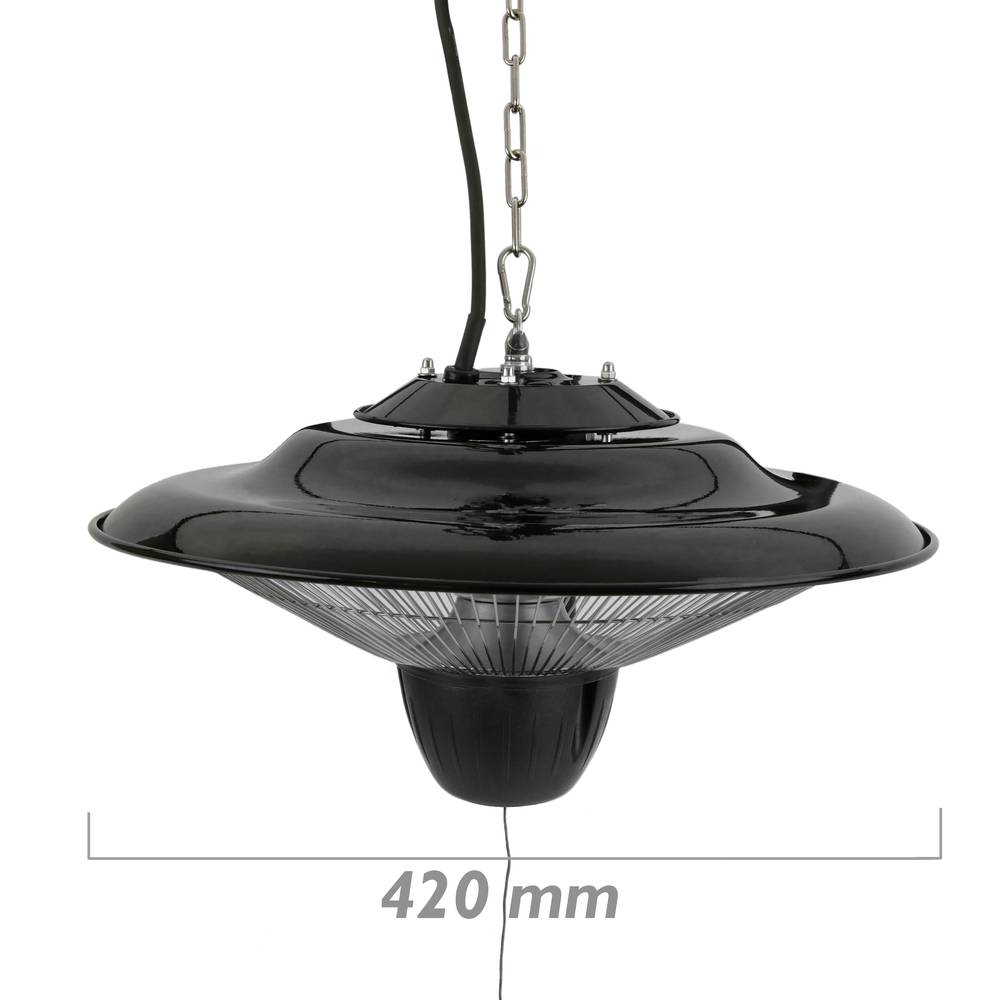 Chauffage de plafond Radiateur pour intérieur et extérieur bar restaurant terrasse 420mm 1500W