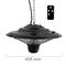Ceiling radiant patio heater for indoor and outdoor bar restaurant terrace shops 420mm 1500W with RC