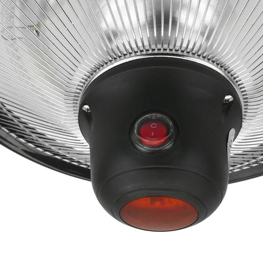 Ceiling radiant patio heater for indoor and outdoor bar restaurant terrace shops 420mm 1500W with RC