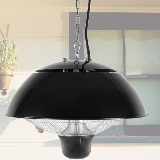 Calefacción de techo  Radiador para interior y exterior  bar restaurante terraza 425mm 1500W