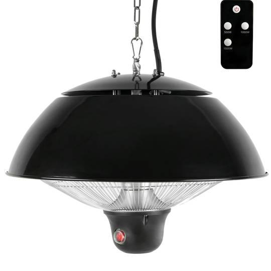 Aquecimento no teto Radiador para interior e exterior Bar restaurante terraço 425mm 1500W com CR