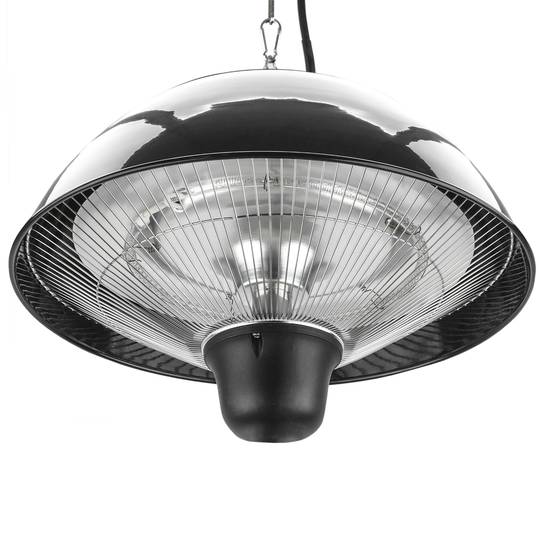 Aquecimento no teto Radiador para interior e exterior Bar restaurante terraço 425mm 1500W com CR